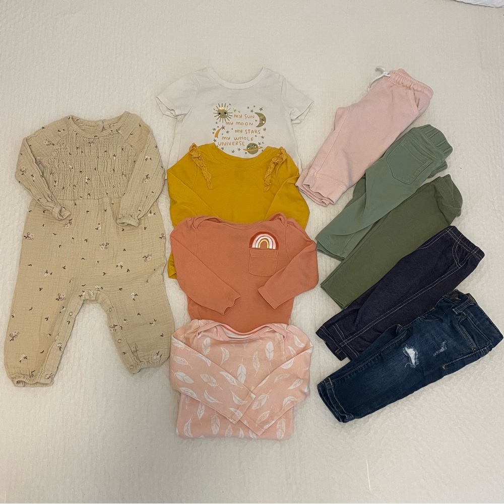 9-12 Months Girls Fall or Spring Bundle